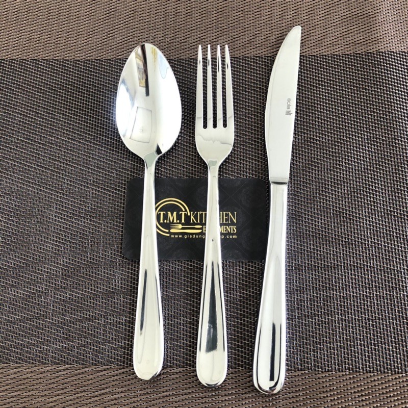 Combo 3 Dao muỗng nĩa ăn SOLA Cutlery Switzerland Inox 304 nguyên chất Thuỵ Sỹ Cao Cấp