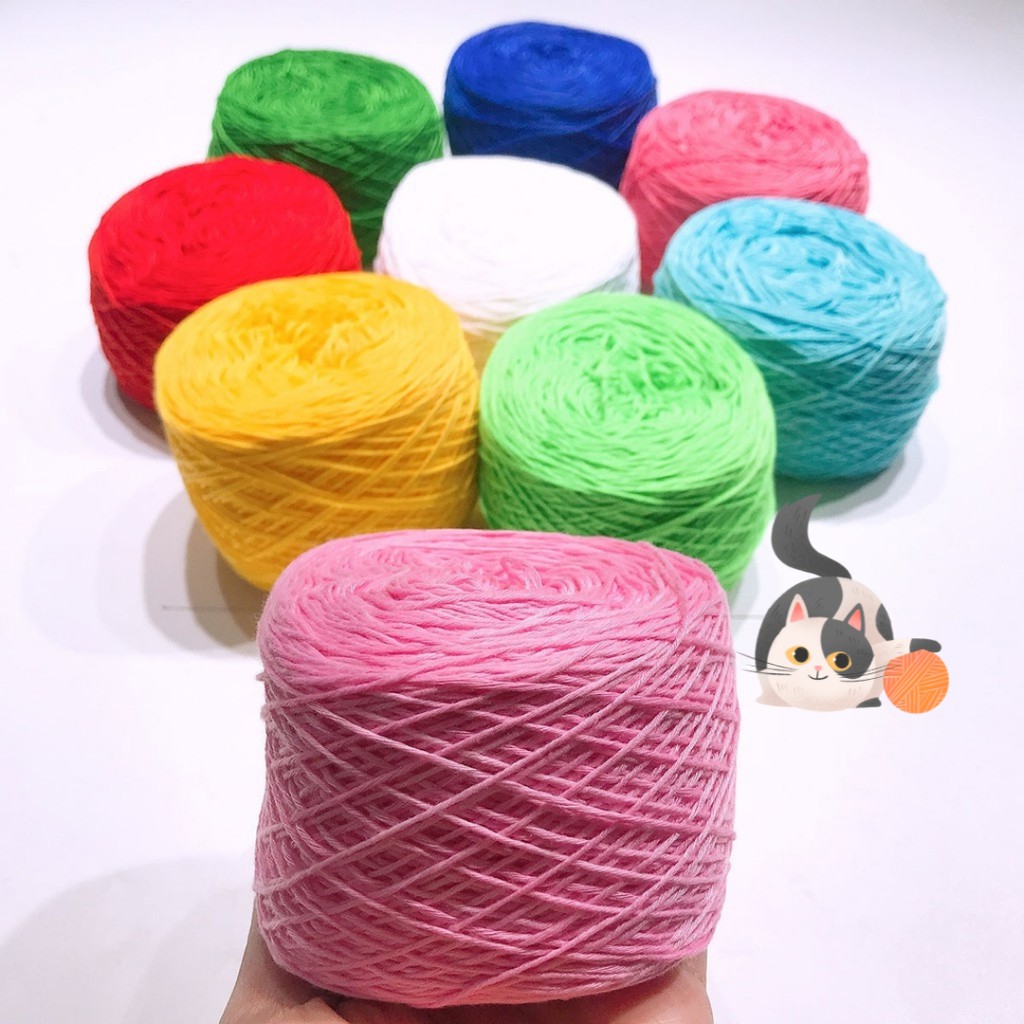 Sợi Cotton Việt Nam 1mm (Mã 01 đến 50) (Cuộn 100gram)