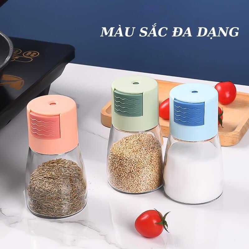 SET 3 LỌ GIA VỊ TỰ ĐỘNG BẤM NHẢ 0.5G KIỂU MỚI SIÊU HOT