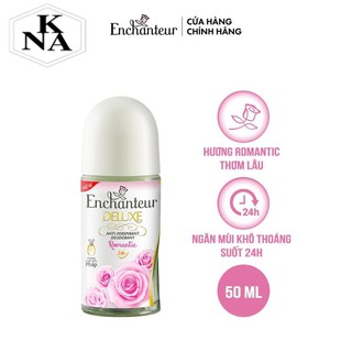 Lăn khử mùi hương nước hoa Enchanteur Romantic dưỡng trắng vùng dưới cánh tay 50ml