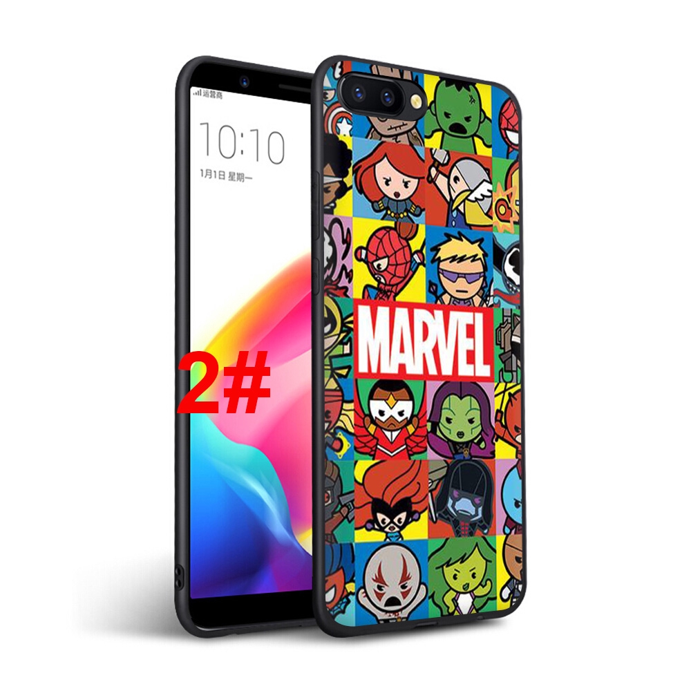 Ốp điện thoại TPU hình Siêu anh hùng truyện tranh Marvel cho OPPO A73 A9 F5 F7 F11 PRO K5 RENO 2 10X Z 2Z 2F ACE 152S