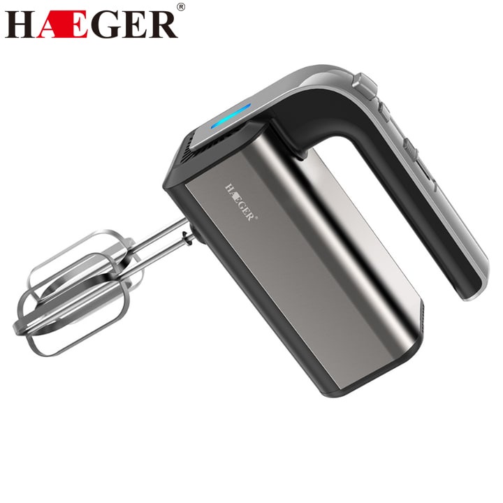 Máy đánh trứng cầm tay 300W HAEGER 6664 đánh bột cực mịn - BẢO HÀNH 1 NĂM CÔNG SUẤT THỰC 800W