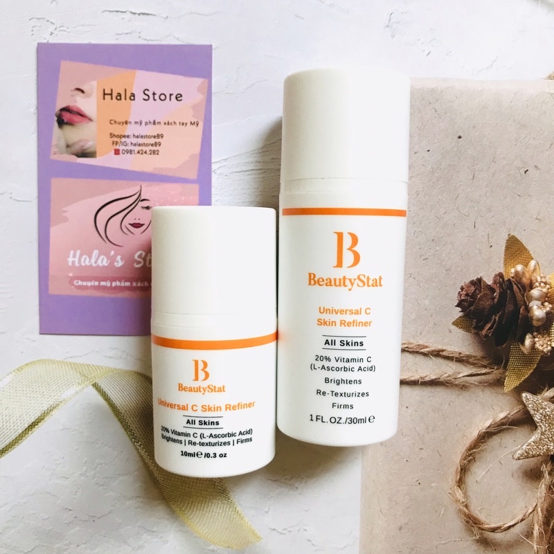 Tinh chất dưỡng vitamin C sáng da Beautystat UNIVERSAL C SKIN REFINER Vitamin C 20%