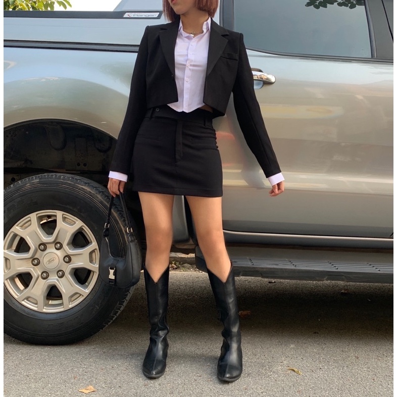 Áo blazer dáng ngắn CROP BLAZER