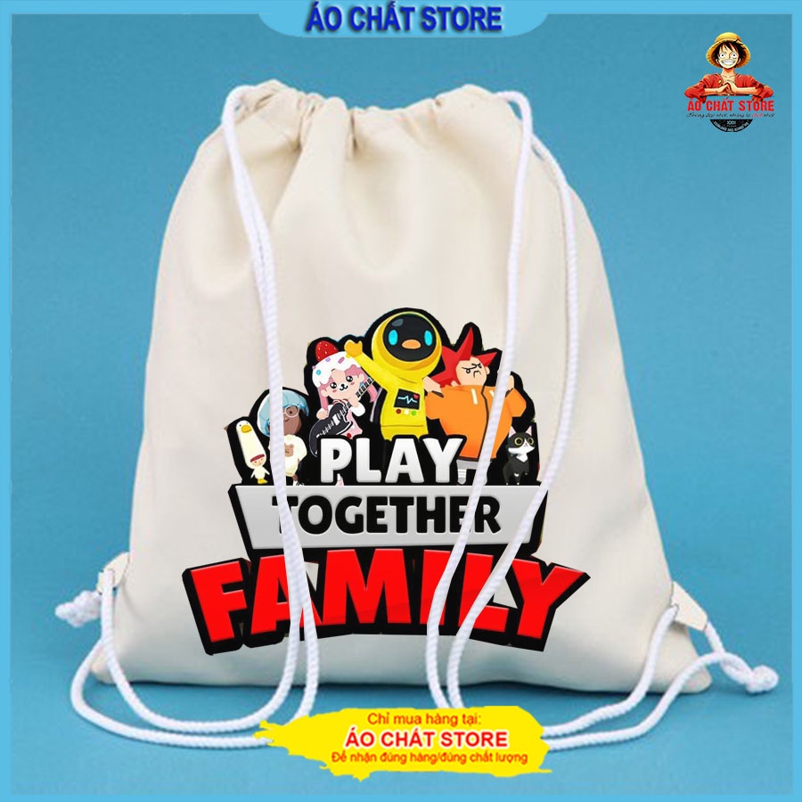 BA LÔ DÂY RÚT PLAY TOGETHER NHIỀU MẪU, CHẤT CANVAS DÀY DẶN GIÁ RẺ BT03 | ÁO CHẤT STORE