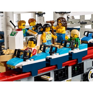 [Hộp cấn móp] 10261 Đồ chơi lắp ráp Iego Creator Roller Coaster - Tàu lượn siêu tốc