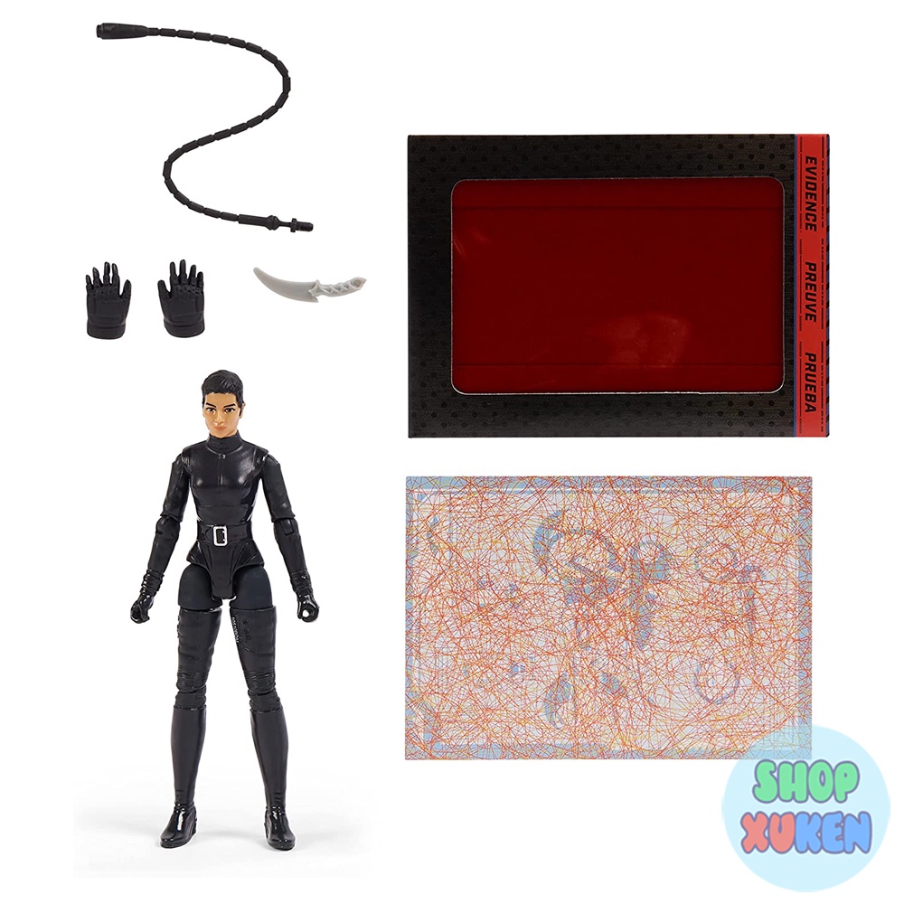 Mô hình DC Comics trang bị 3 phụ kiện Batman, Selina Kyle và Penguin