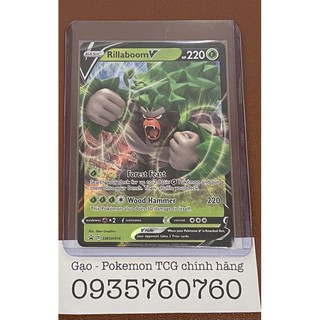 Thẻ bài Pokemon TCG : Rillaboom V (Rillaboom V - SWSH014 - Promo) chính hãng