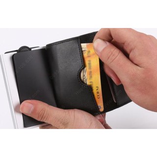 Ví đựng thẻ ATM bằng da & nhôm nguyên khối tại Hà Nội  HC30