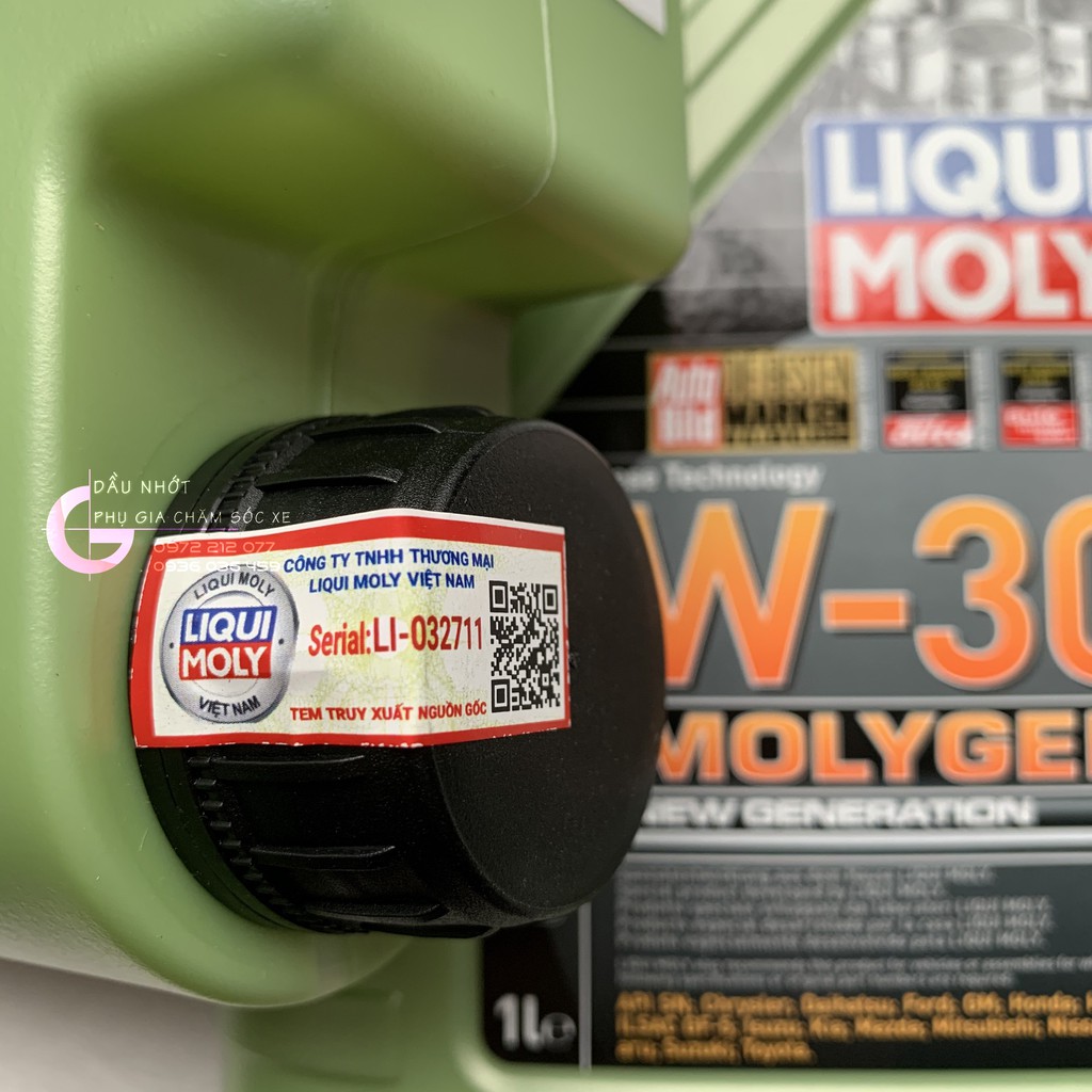 Dầu nhớt Liqui Moly Molygen 5W-30 giá rẻ chính hãng cho xe tay ga & ô tô