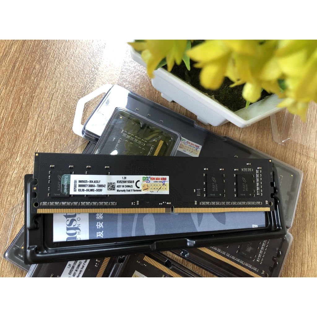 Ram PC - Ram máy tính bàn Kingston DDR4 8G bus 2666Mhz - Mới Bảo hành 3 năm (1 đổi 1)