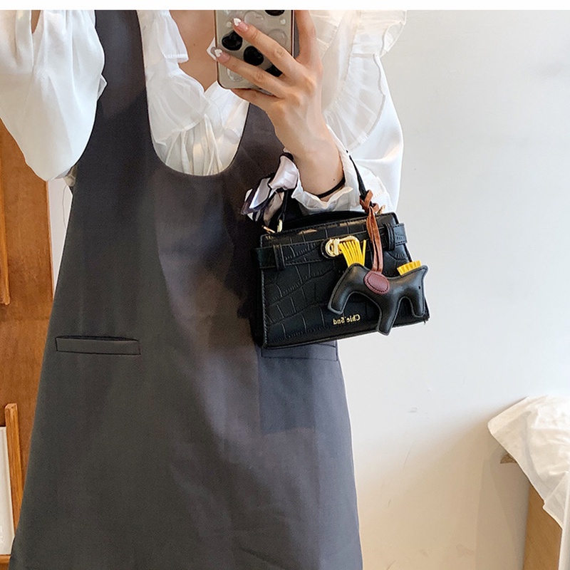 Túi đeo chéo IELGY họa tiết da cá sấu thời trang chất lượng cao cho nữ