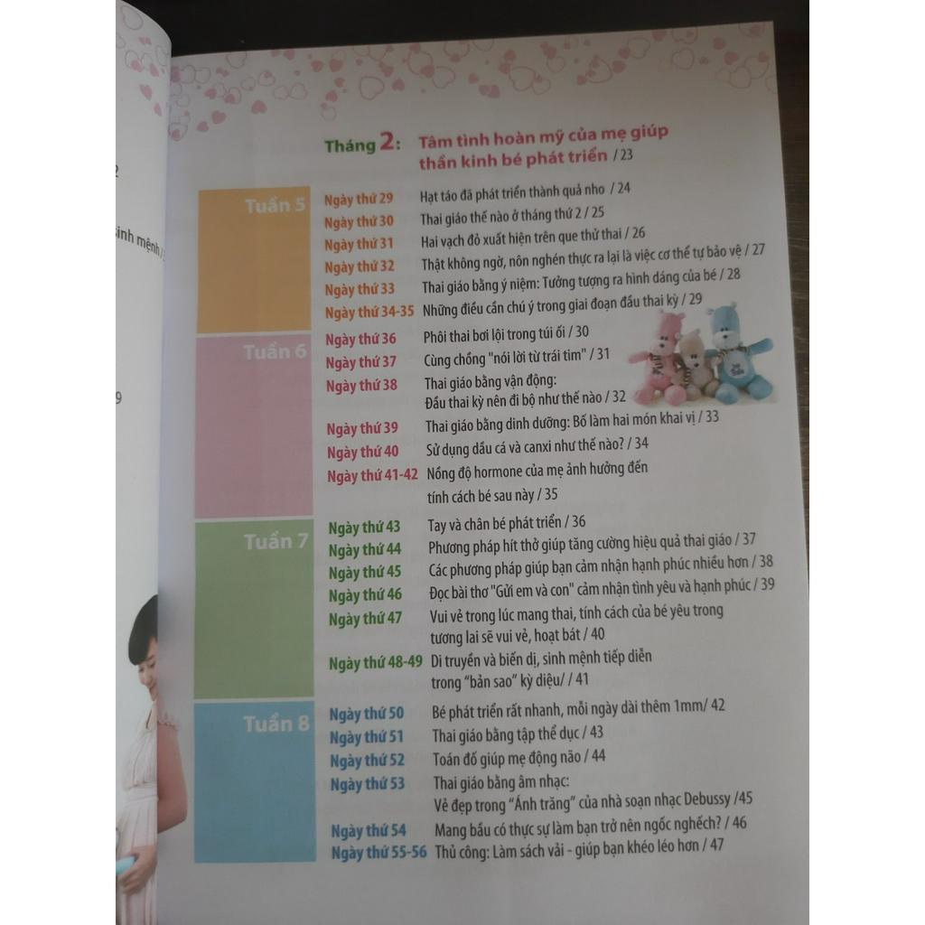 Sách - Thai Giáo Theo Chuyên Gia, 280 Ngày, Mỗi Ngày Đọc Một Trang - MLB115