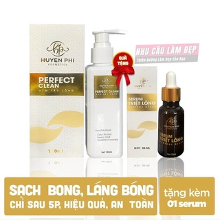 Kem Tẩy Lông Perfect Clean Huyền Phi -Mua 1 kem tẩy lông tặng 1 serum triệt