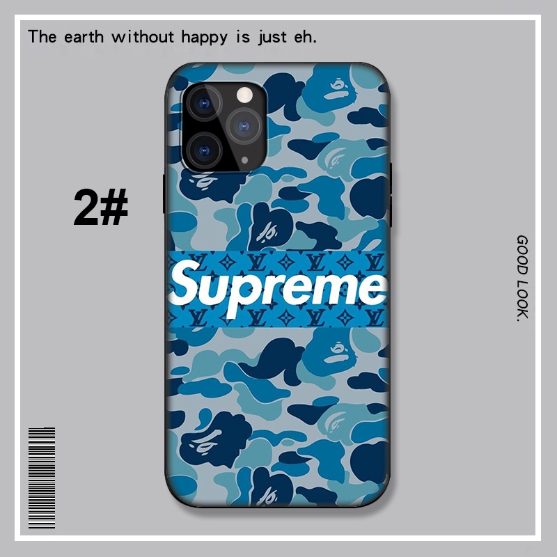 Ốp điện thoại mềm hình Supreme LU105 cho iPhone X XR Xs Max 6 6s 7 8 Plus 5 5s New SE SE2 2020