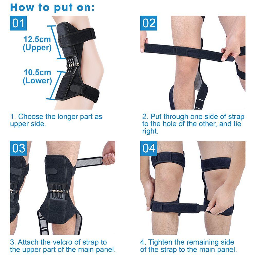 Set 1 / 2 Đệm Bảo Vệ Đầu Gối Chống Trượt Thoáng Khí Hỗ Trợ Giảm Đau Khớp