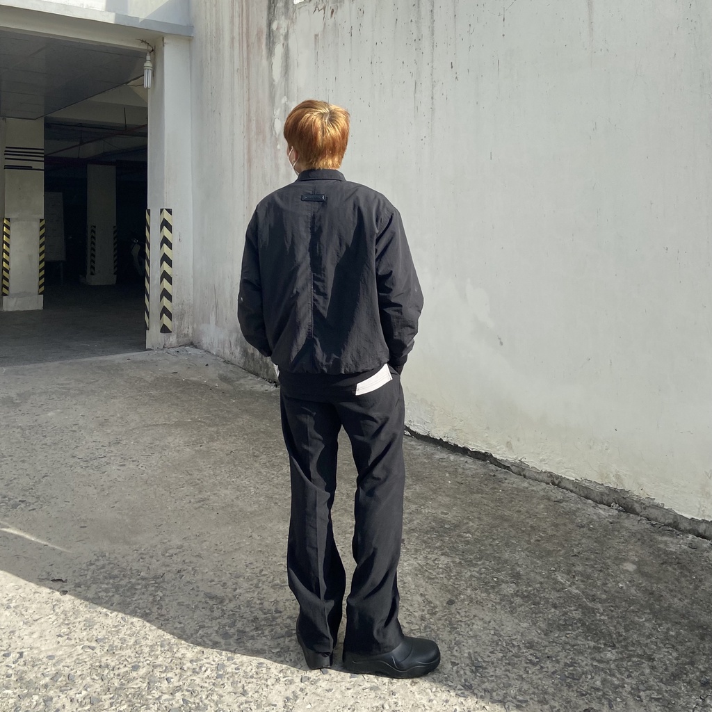 Áo Khoác BLVCK Technical Bomber jacket zip / Chất liệu dù và lót chần bông