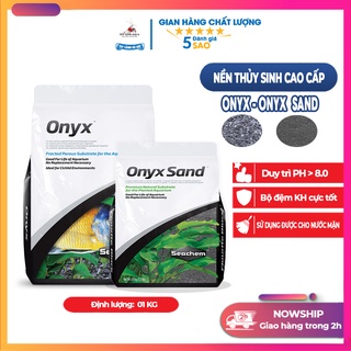 Nền thủy sinh cao cấp - Onyx hạt to/ Onyx sand - Seachem - (1kg) - Tép Xinh Aqua