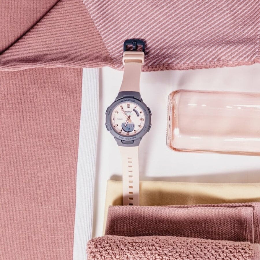 Đồng Hồ Nữ Casio Dây Nhựa BABYG BSA-B100MC-4ADR Chính Hãng