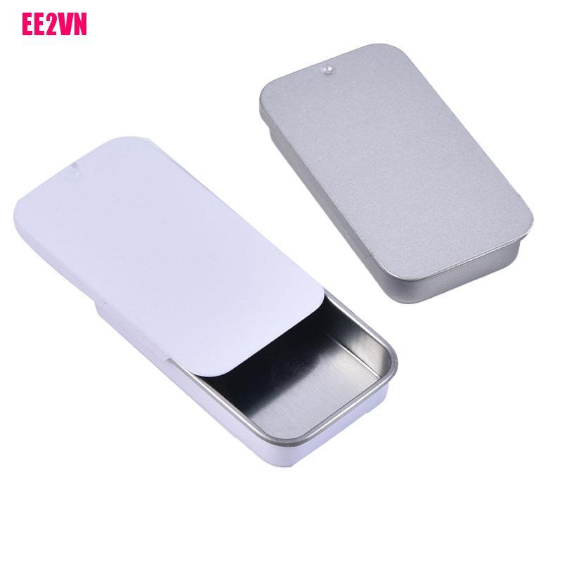 1 Hộp Thiếc Mini Ee2Vn Có Nắp Trượt