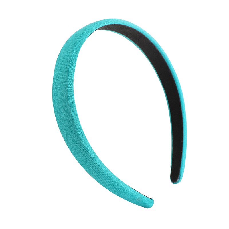 Băng Đô Vải Bản Rộng Màu Trơn Chống Trượt Phong Cách Hàn Quốc Cho Nữ