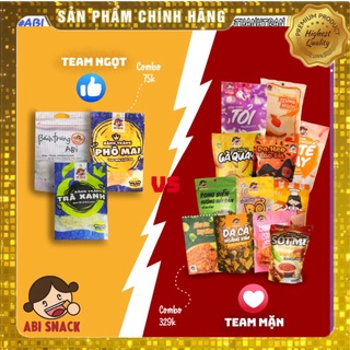 Full combo bánh tráng abi 15 bịch tặng 7 khẩu trang