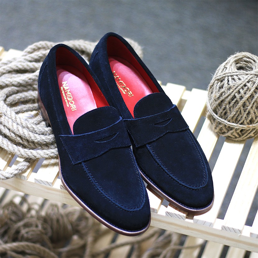 Giày Lười Da Lộn NAMIDORI Penny Loafer Suede SL09