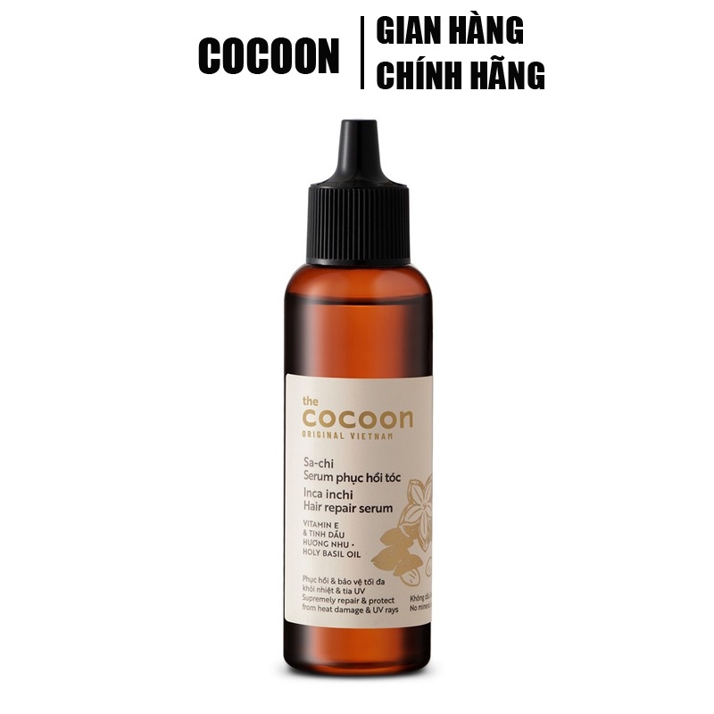 Serum Sa-chi phục hồi tóc Cocoon Garin 70ml bảo vệ tối đa khỏi nhiệt và tia UV