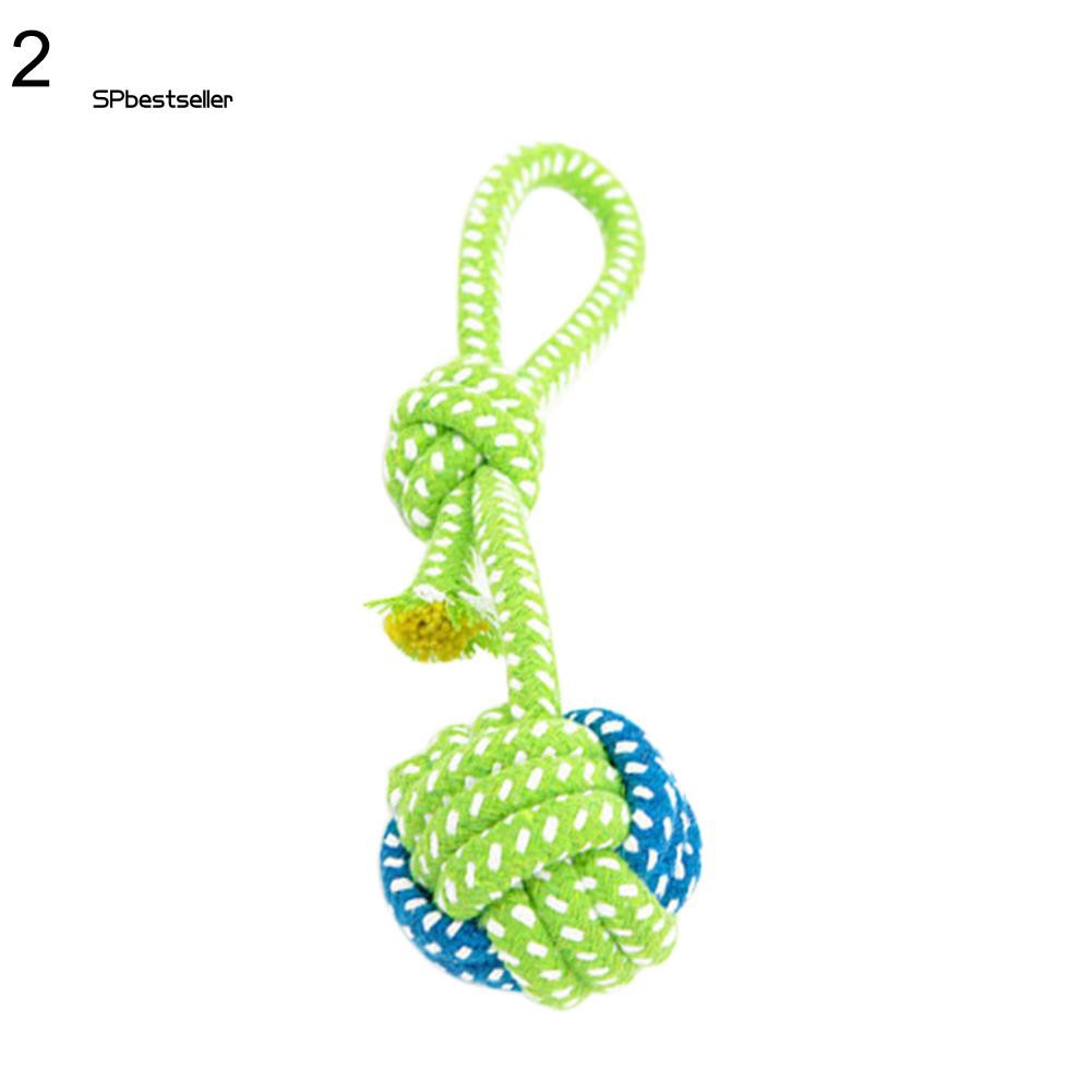 Đồ chơi dây thừng cotton gặm làm sạch răng cho thú cưng