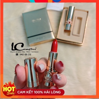 [ SIÊU CHẤT] Son Lì Ohui The First Mini màu Red( đỏ tươi) không chì dưỡng chống khô, chống nhăn cho môi cây tách set