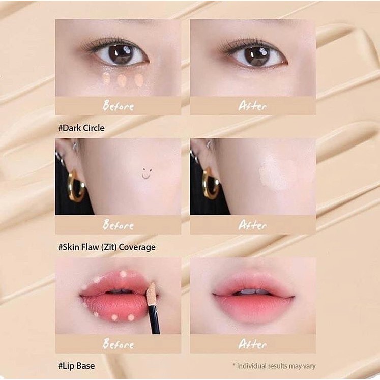 Che khuyết điểm Peripera Double Longwear Cover Concealer 5.5g