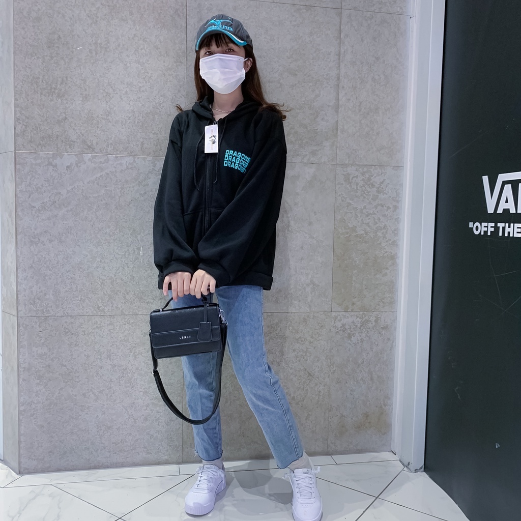 Áo Hoodie Nỉ Khóa Kéo Có Lót Lông Form Rộng Tay Phồng | BigBuy360 - bigbuy360.vn