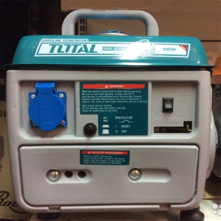 MÁY PHÁT ĐIỆN DÙNG XĂNG 0.8KW TOTAL TP18001