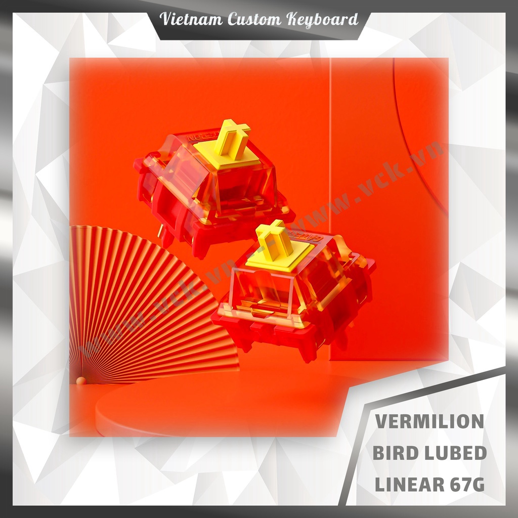 Gateron Tứ Tượng | Thanh Long X Chu Tước | Azure Dragon Tactile 67g | Vermilion Bird Linear 67g Pre-Lubed | Keyboard.vn