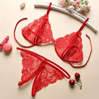 Đồ lót ren - bộ lót 2 dây xuyên thấu sexy quyến rũ gợi cảm