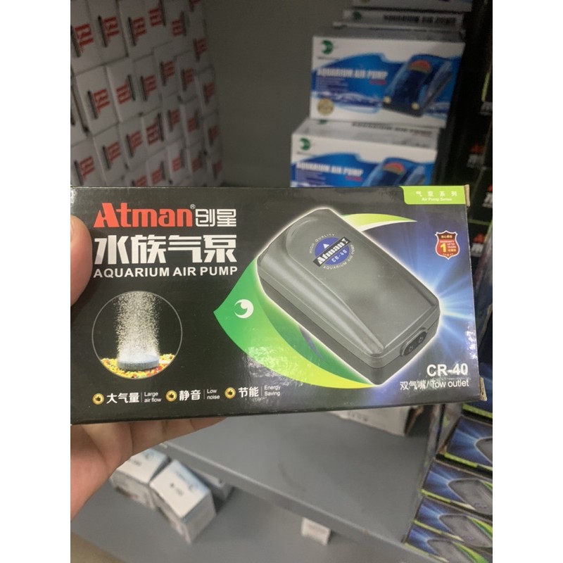 Sủi ATMAN CR-40 cung cấp oxi cho bể cá cảnh