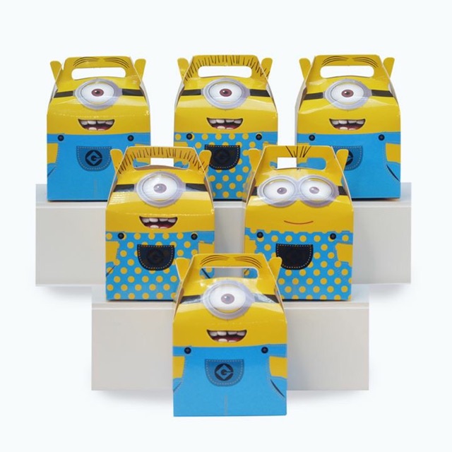 Bộ phụ kiện trang trí sinh nhật Minion vàng xanh cực đẹp