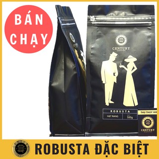 Robusta coffee 500gram - cà phê robusta nguyên chất 500gram - vị đậm đà - century coffee