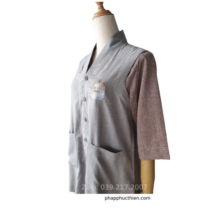 Áo Đi Chùa Nam/Nữ, Áo Gilê Nam/Nữ, Vải Linen Ấn Độ