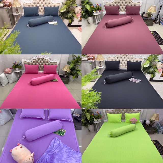 Ga gối thun màu siêu lạnh cao cấp( nhiều màu) | BigBuy360 - bigbuy360.vn