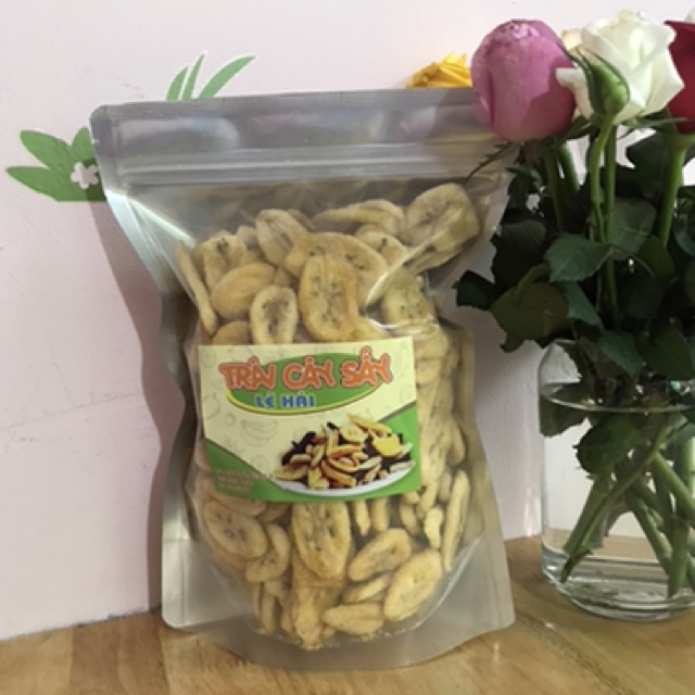 Chuối sấy giòn 500g Lê Hải hàng xuất khẩu, nguyên miếng, không chát | BigBuy360 - bigbuy360.vn