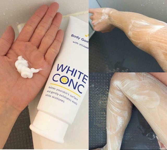 TẨY DA CHẾT DƯỠNG TRẮNG TOÀN THÂN white conc