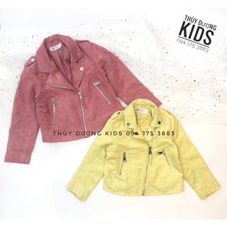 Áo khoác da lộn H.M dư xịn cho bé gái/ mẹ mặc đôi size 2-14y+