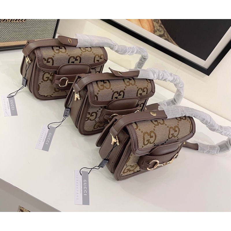 Túi đeo chéo đeo vai gc horsebit bản mới size 19 vừa đt