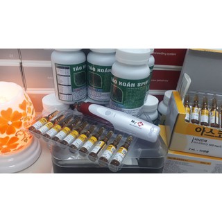 Combo máy mym + 10 kim nano + 2 tế bào gốc ronas + 1 lọ tảo xoắn