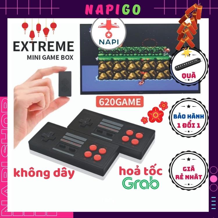 Máy chơi game không dây Extreme 620 trò chơi điện tử 2 người chơi 4 nút NES