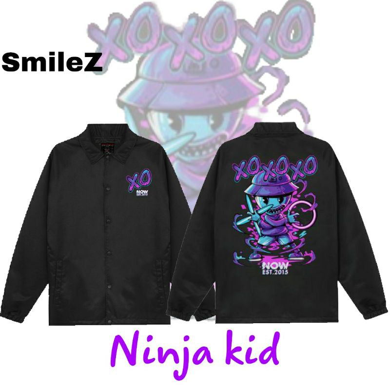 [Chỉ hôm nay] Áo Khoác Dù NOW SAIGON XO Jacket Unisex Form Rộng Cổ Bẻ Nút Cài CorgiZ011