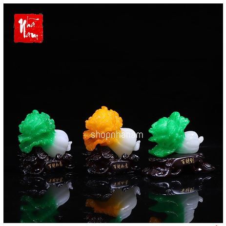 Kỳ lân củ cải cóc ngậm tài quà tặng trang trí nhà cửa vật phẩm phong thủy