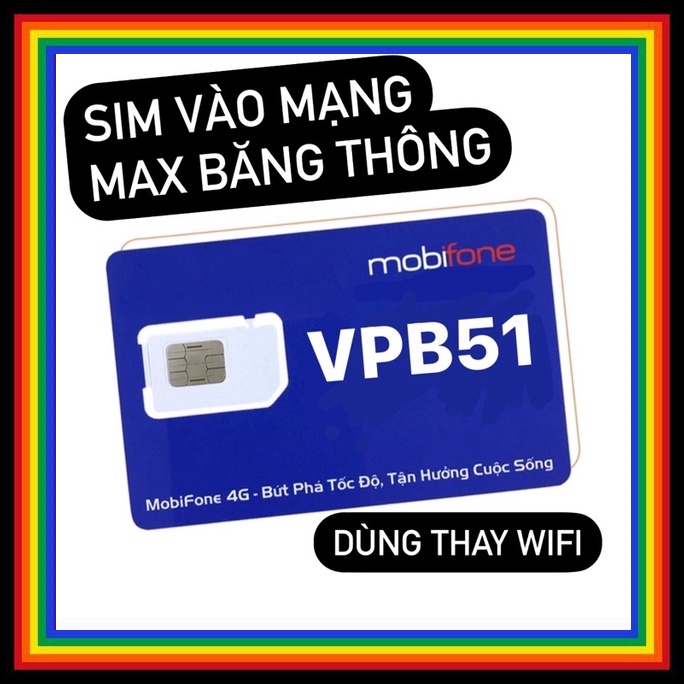 SIM Data ❤ VPB51 VP51 Max băng thông data không giới hạn umax50n u1500 vd89 FHAPPY 5G ESIM vd149 mobi