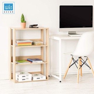 Kệ Gỗ Lắp Ghép 3 Tầng Màu Gỗ Tự Nhiên SIB DECOR Hiện Đại